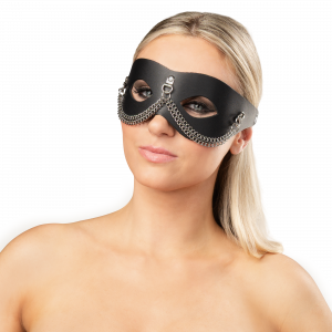 8235 Leather Mask and Decorative Chains