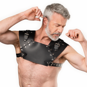 8261 Mens Gladiator Style Chest Harness