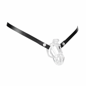 8273 Mens Leather Waist Strap for Chastity Cage